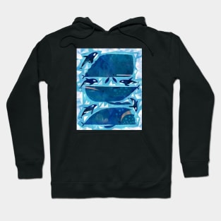 Orca Whales 2 Hoodie